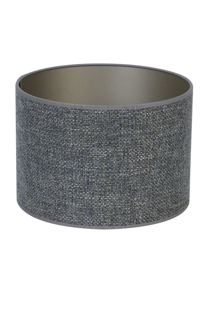 Light&living Kap cilinder 40-40-30 cm SAVERNA staal blauw