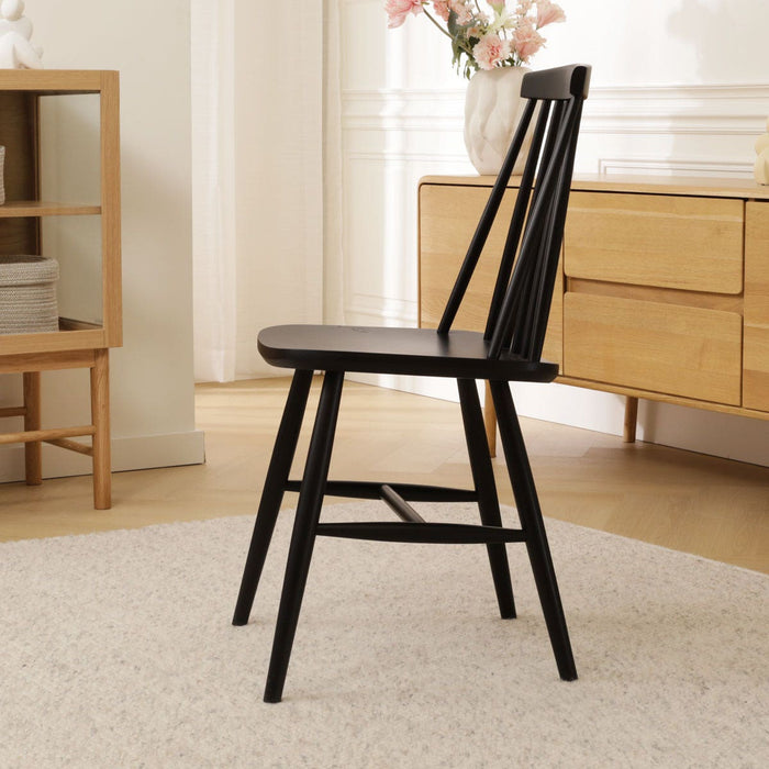 Fameg Filou Houten Spijlenstoel Zwart