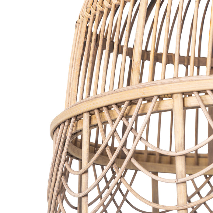 QAZQA Oosterse hanglamp rotan 49 cm - Michelle