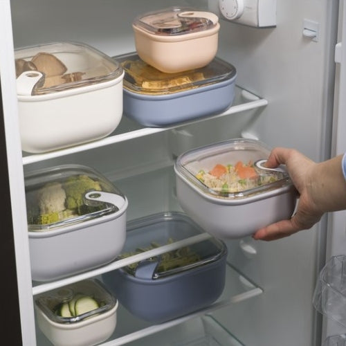 Omada - Lunchbox, Vierkant, Roze, 425 ML - Omada | Pull Box