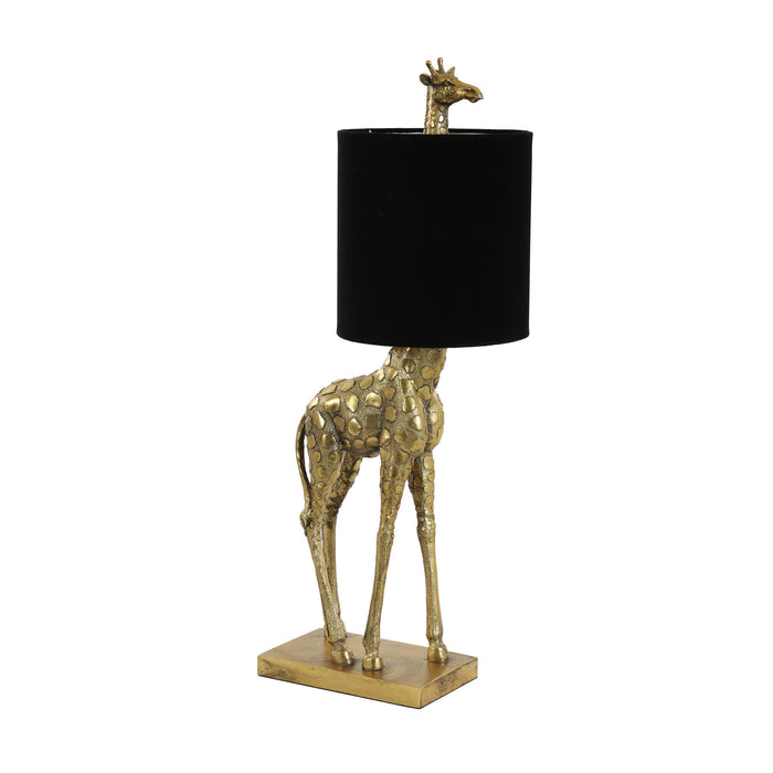 Light & Living Tafellamp Giraffe - Goud|Zwart - 26x16x61cm