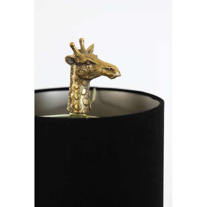 Light & Living Tafellamp Giraffe - Goud|Zwart - 26x16x61cm