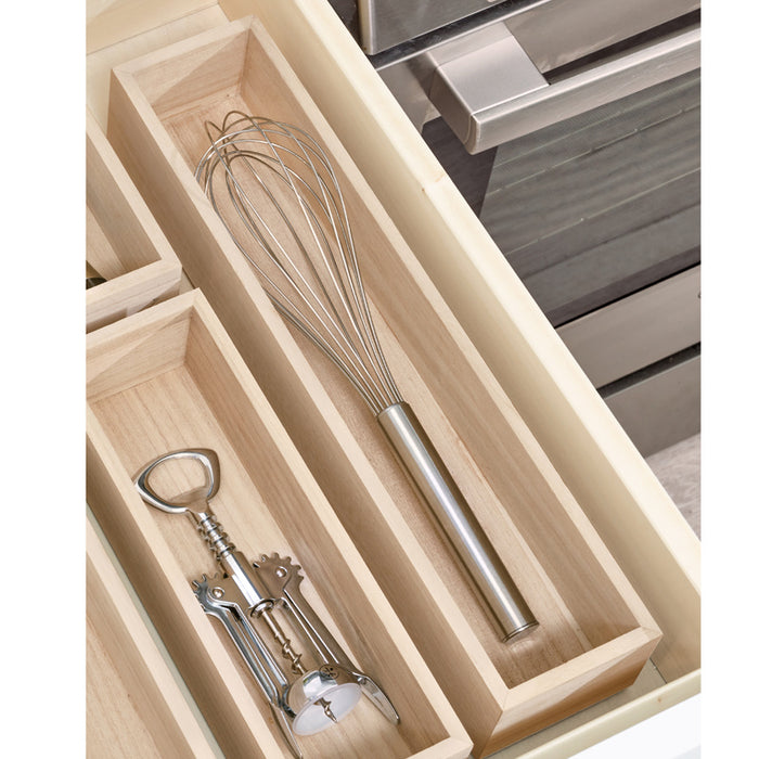 iDesign - Lade Organizer, 12.7 x 8.4 x 6.3 cm, Paulownia Hout - iDesig