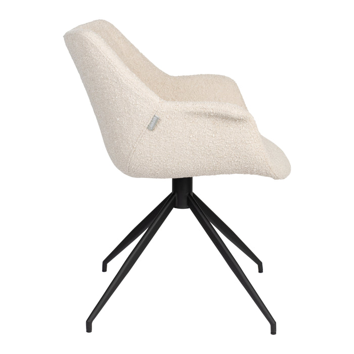 Zuiver Doulton Swivel Stoel Naturel