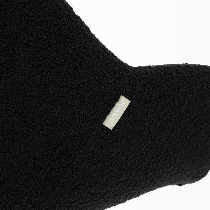 Zuiver Doulton Swivel Stoel Zwart