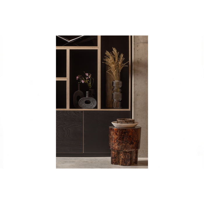 WOOOD Nove Schaal - Marmer - Bruin - 8x20x20