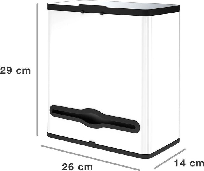 StangVollby Vallvik prullenbak - 4 liter - Wit