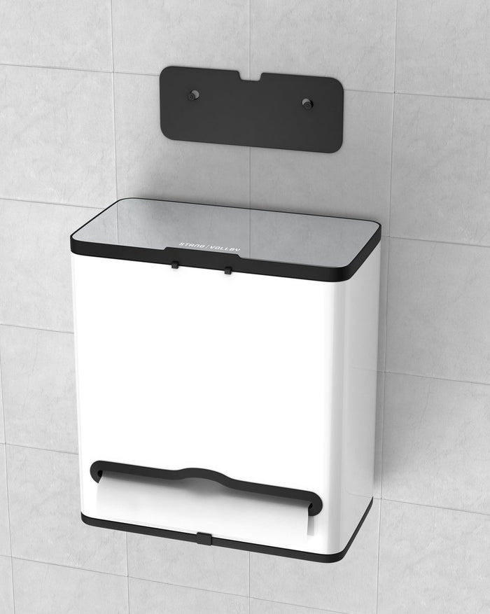 StangVollby Vallvik prullenbak - 4 liter - Wit