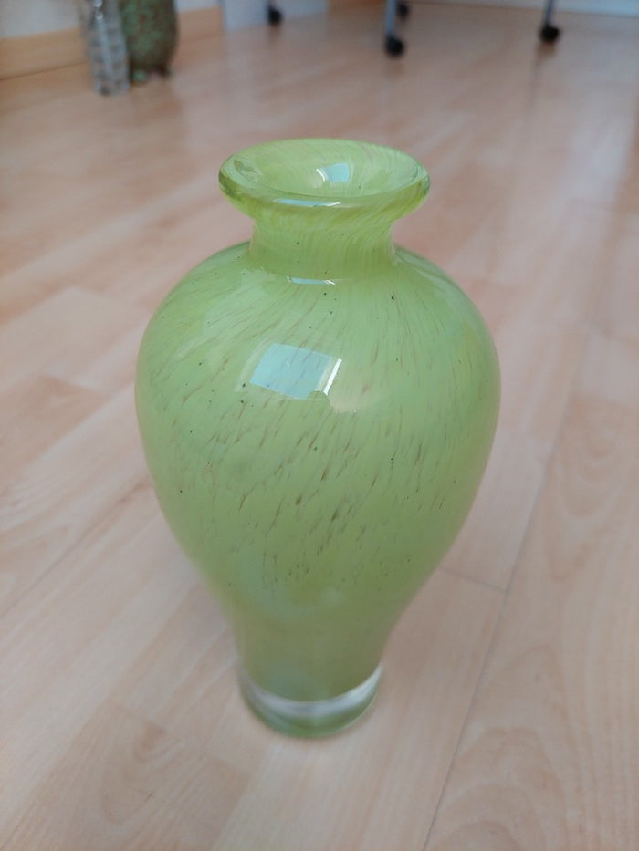 Reliving Neon - Appeltjesgroene Glazen Vaas