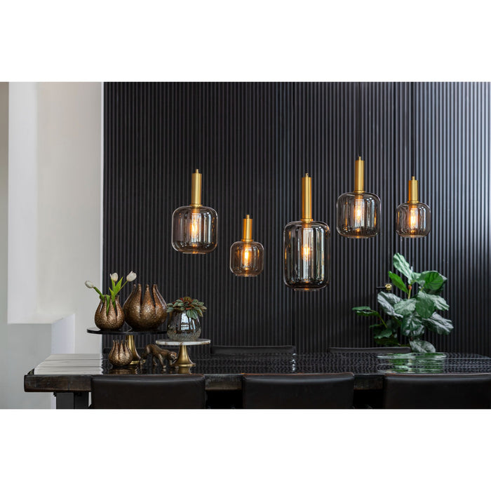 Light & Living Hanglamp Lekar - Antiek Brons - 5L 110x22x32cm