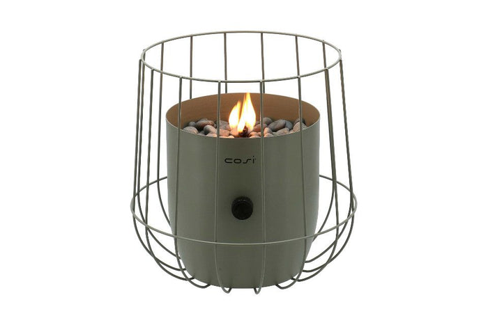 Cosiscoop basket - olive - gaslantaarn met gaspatroon