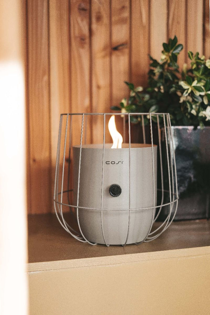 Cosiscoop basket - olive - gaslantaarn met gaspatroon