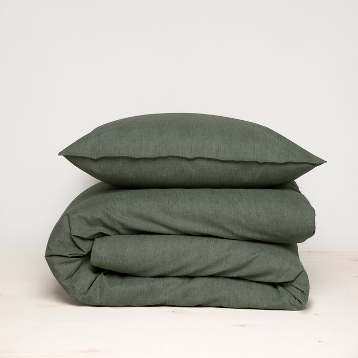 Damai dekbedovertrek Mik - Katoen - 200x200|220 cm - Green