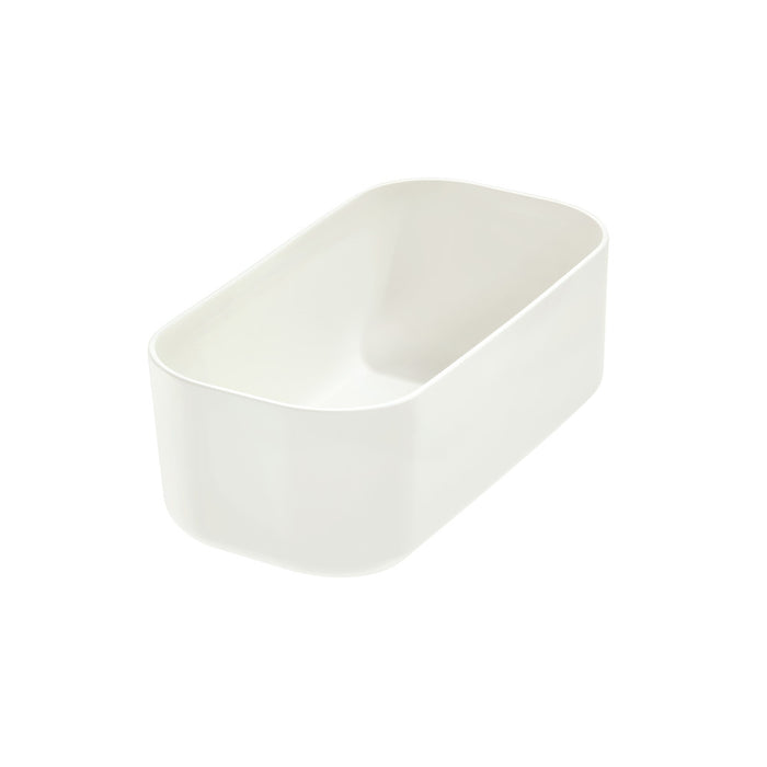 iDesign Witte kunststof ladebakjes - Wit - Duurzaam - Medium