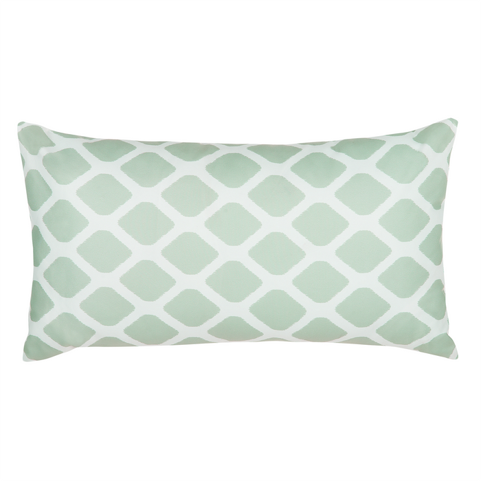 Beliani-KALAMOS -Tuinkussen set van 2-Groen-40 x 70 cm-Polyester