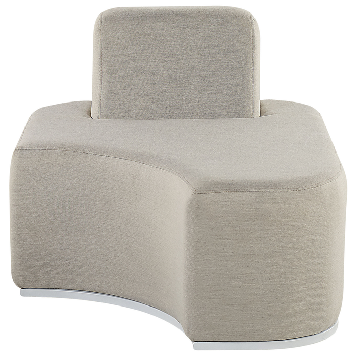 Beliani - FABRO - Loungeset voor 2 - Grijs - Polyester