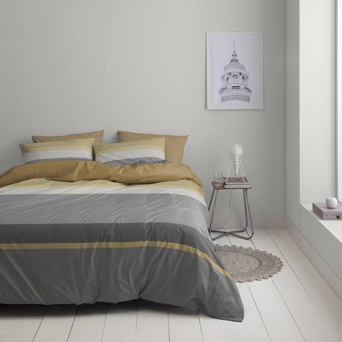 Cinderella Jetty Dekbedovertrek 240 x 200|220 cm - Camel