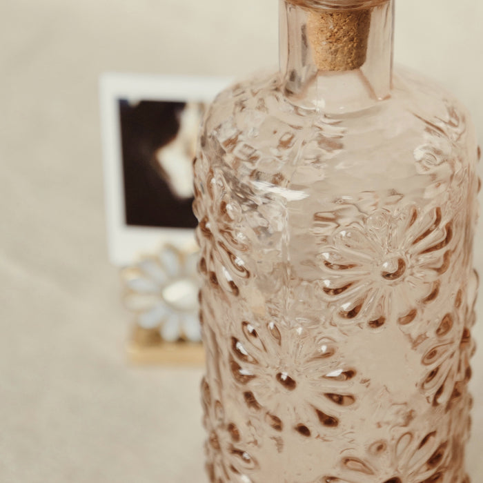 À la Decoratieve Fles Bloemen - Koraal