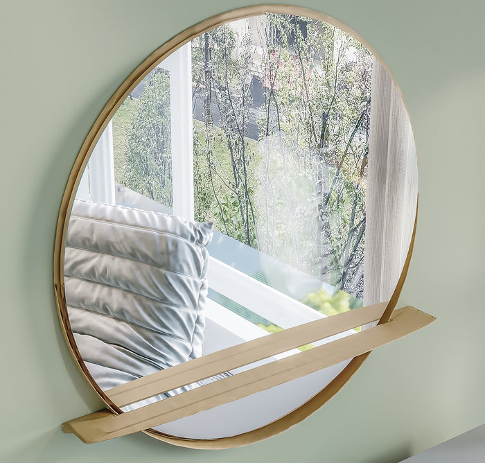 Gorillz Alien 60 - Wandspiegel 60 cm Goud