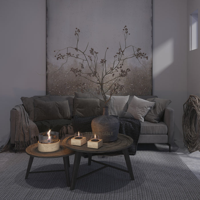 TenderFlame Café 18 Kandelaar - Oak Natural