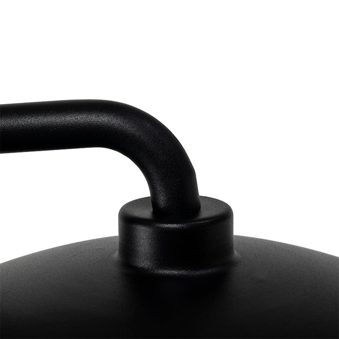 QAZQA Moderne buiten wandlamp zwart met helder glas - Khana