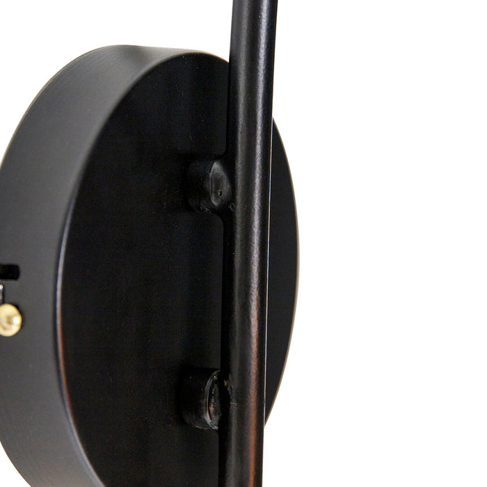 QAZQA Wandlamp vadi - Zwart - Oosters - L 250mm