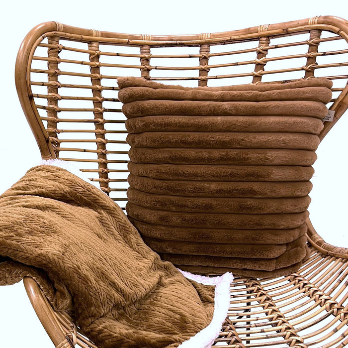 Dutch Decor plaid BOBBY - 150x200 cm Tobacco Brown