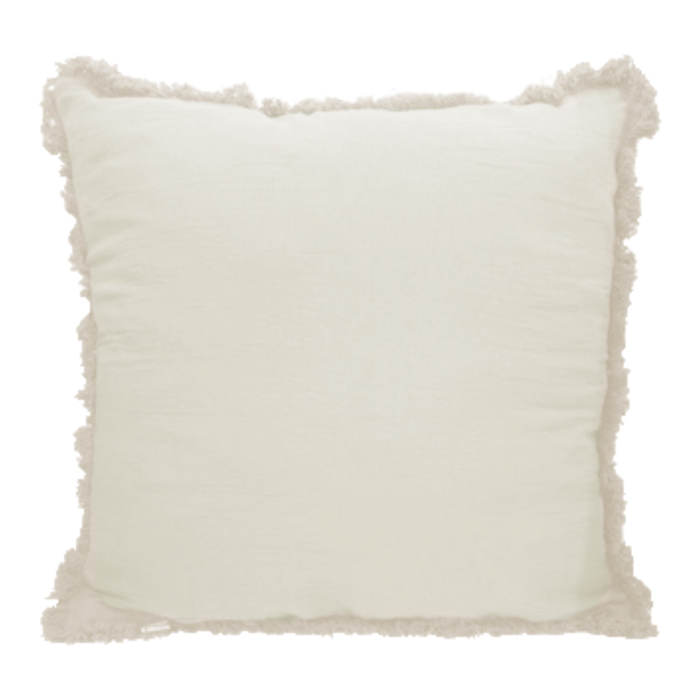 À la Fringe Kussensloop - Crème