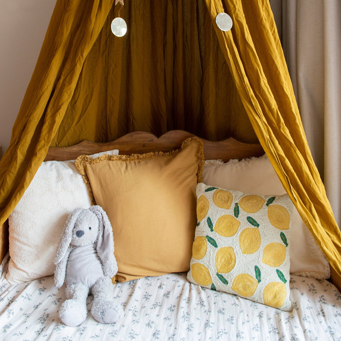 À la Fringe Kussensloop - Crème