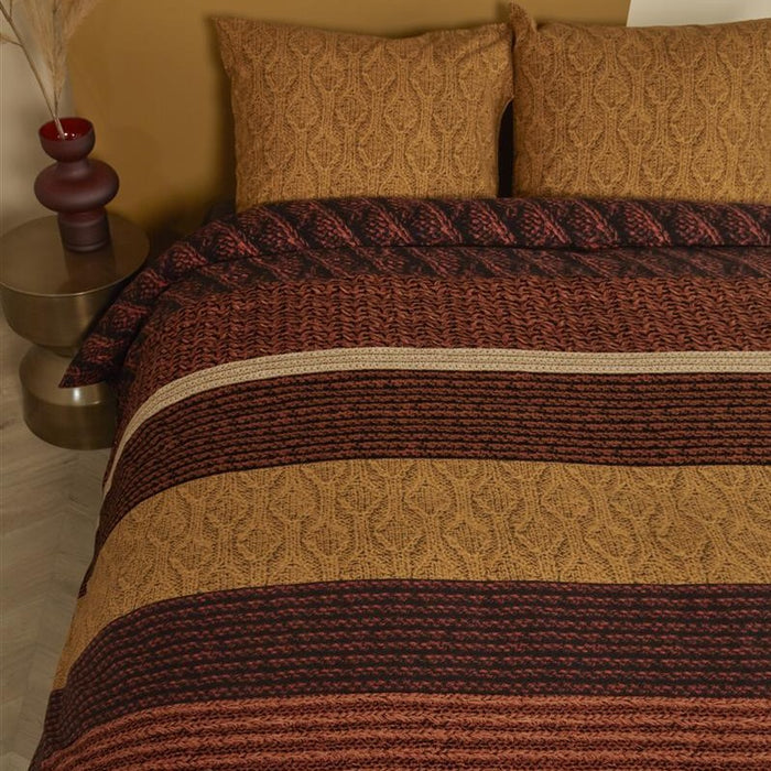 Beddinghouse Lowie Dekbedovertrek 240 x 220 cm - Terra