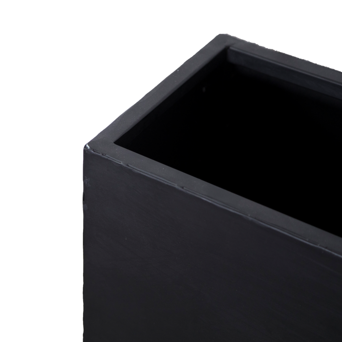Giga Meubel - Plantenbak Zwart - Metaal - 90x25x70cm - Urban