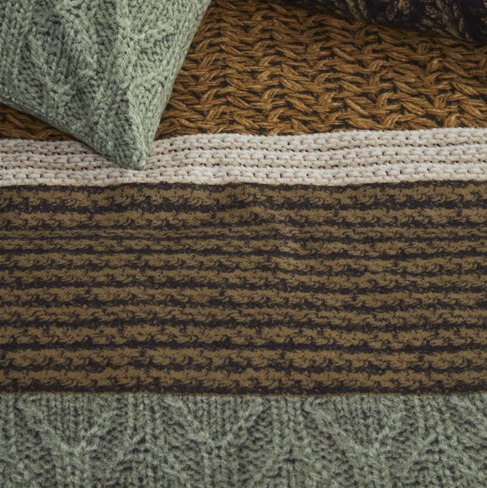 Beddinghouse Lowie Dekbedovertrek 240 x 220 cm - Olive Green