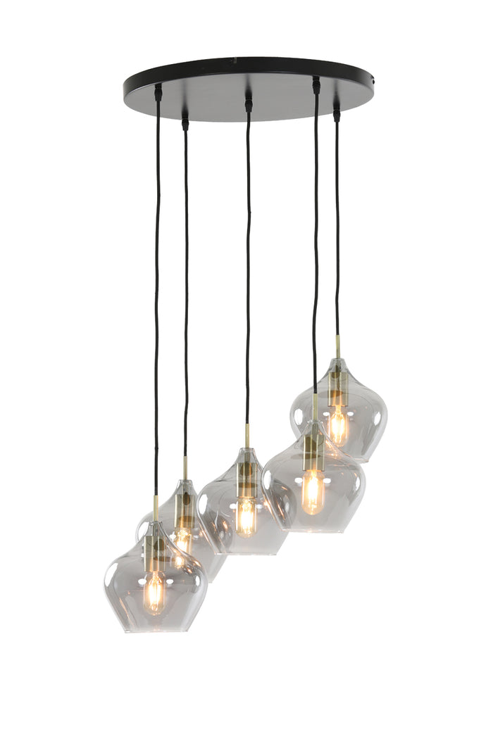 Light & Living - Hanglamp RAKEL - Ø61x66cm - Brons