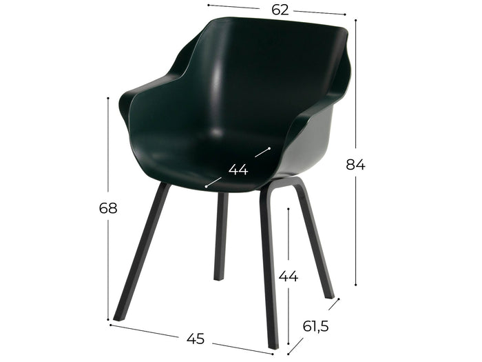 Hartman Sophie Element Tuinstoel - Night Green