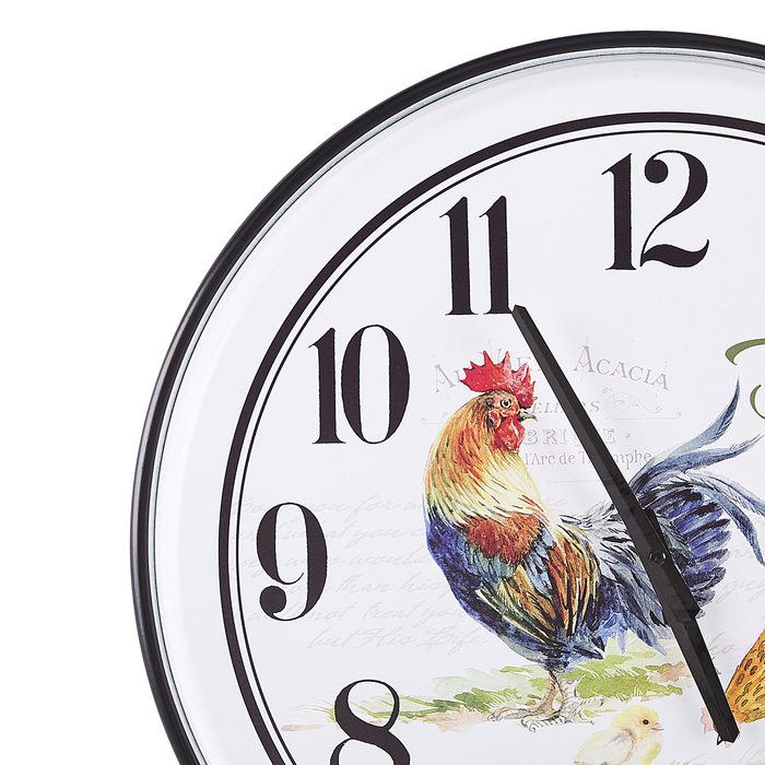 Beliani - HORW - Wandklok - Wit - Metaal