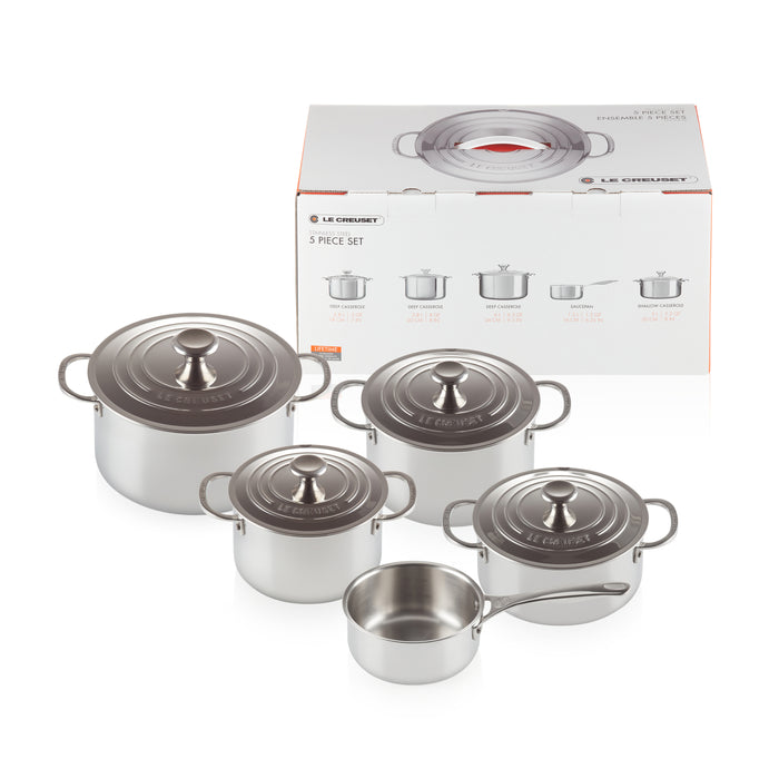 Le Creuset 5-delige Pannenset