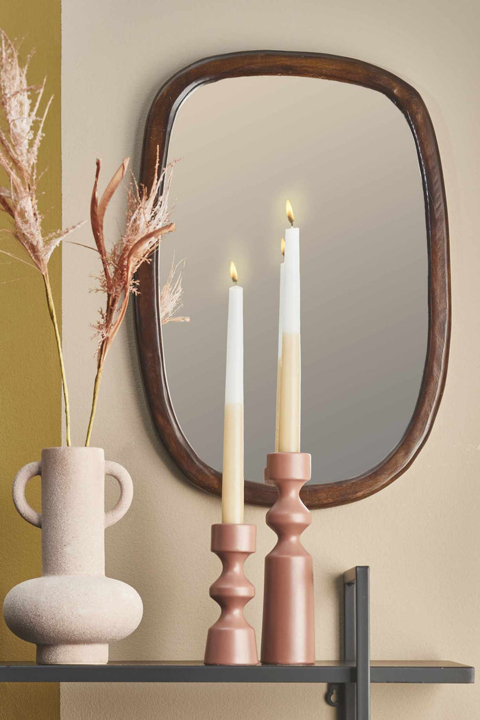 Mica Decorations Bosco Wandspiegel - L35 x B50 cm - Mangohout