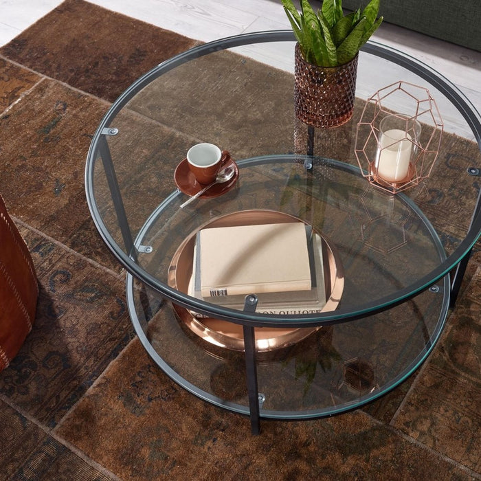 Sky Style Honel Glazen Salontafel Transparant