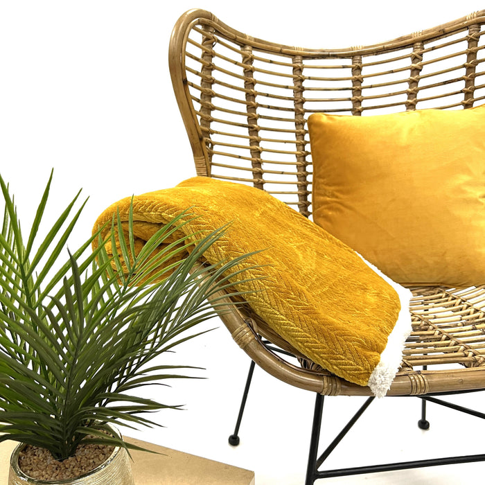 Dutch Decor plaid BOBBY - 150x200 cm Golden Glow