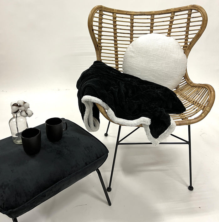 Dutch Decor plaid BOBBY - 150x200 cm Raven