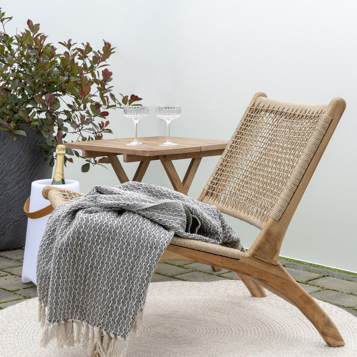 Artichok Macy Vloerkleed voor Binnen en Buiten Ø 120 cm - Zand