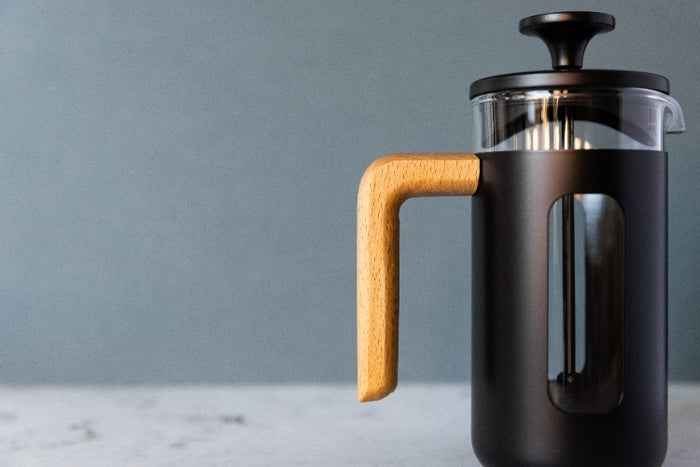 Cafetière, 3 Kopjes, RVS, Zwart - La Cafetière | Pisa