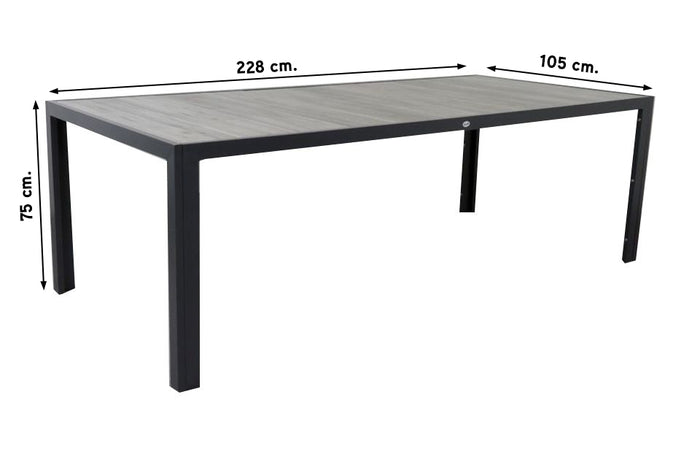 Hartman Tanger tuintafel 228x105 cm.