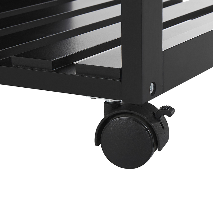 Beliani - BOVES - Keukentrolley - Zwart - MDF