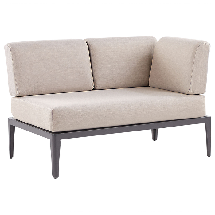 Beliani - RIMA III - Loungeset voor 6 - Beige - Polyester