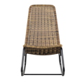 WOOOD Tom Schommelstoel Tuin - Rattan - Naturel - 97x51x95