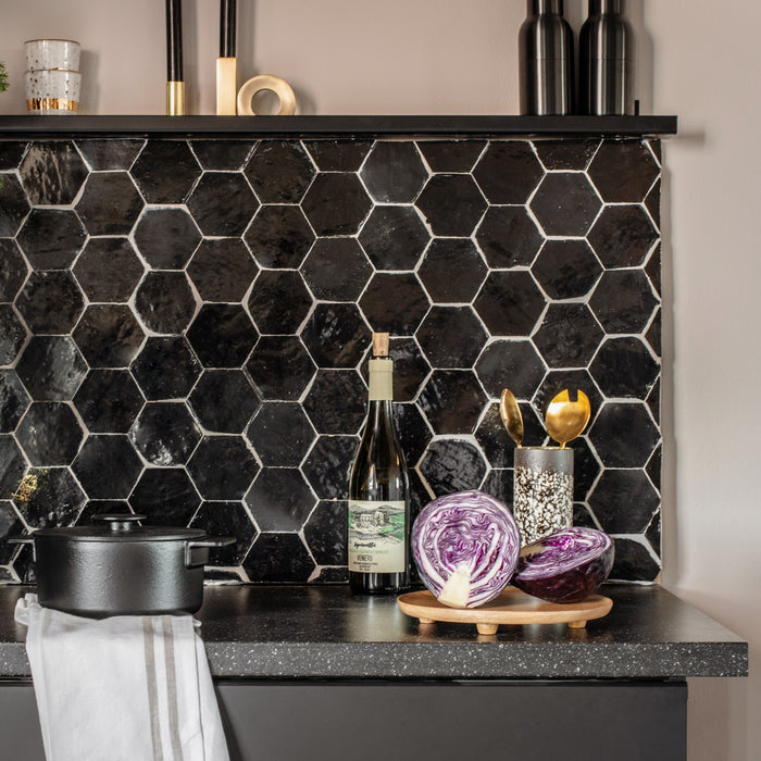 HKliving 70's Vaas - Maat XS - mud