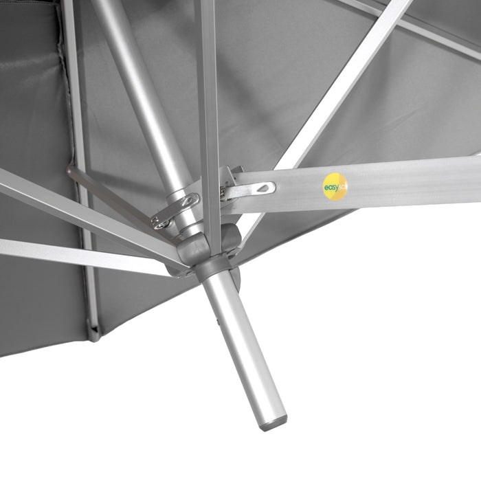 EASYSOL Muurparasol Grijs