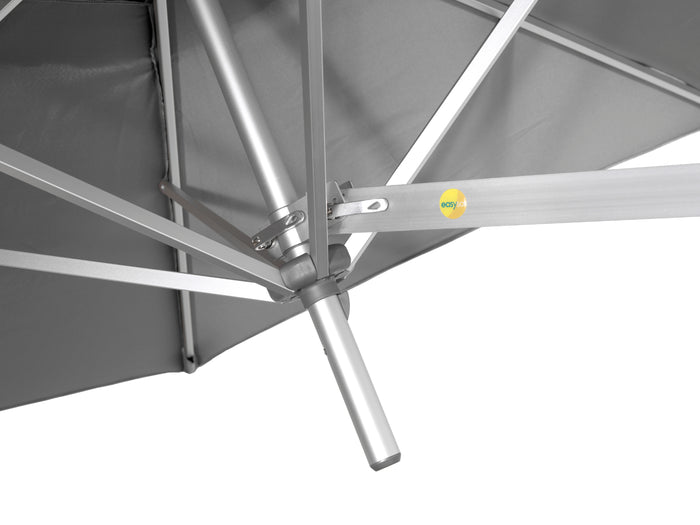 EASYSOL Muurparasol Grijs