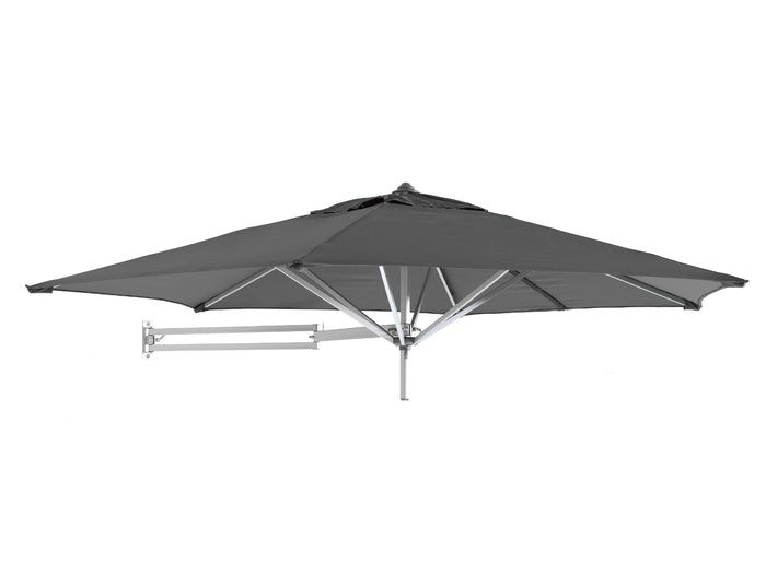 EASYSOL Muurparasol Grijs